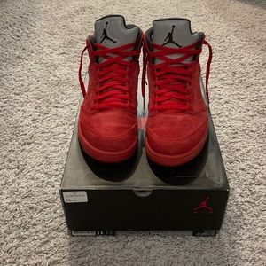 Jordan 5 Red Suede